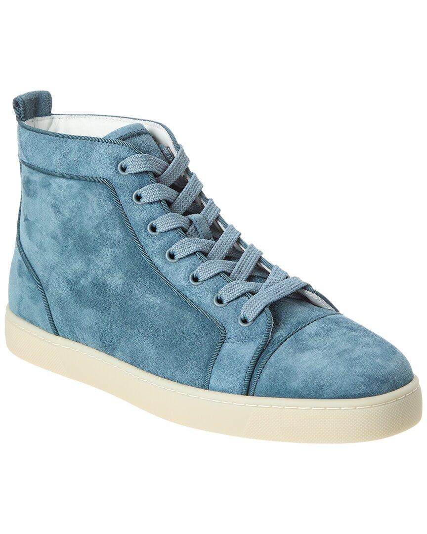 Blue suede christian louboutin 2025
