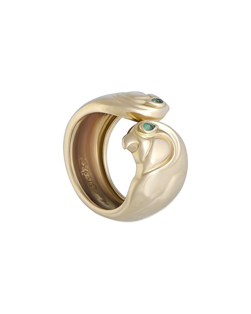 0.10 Ct. Tw. Emerald Bird Ring 