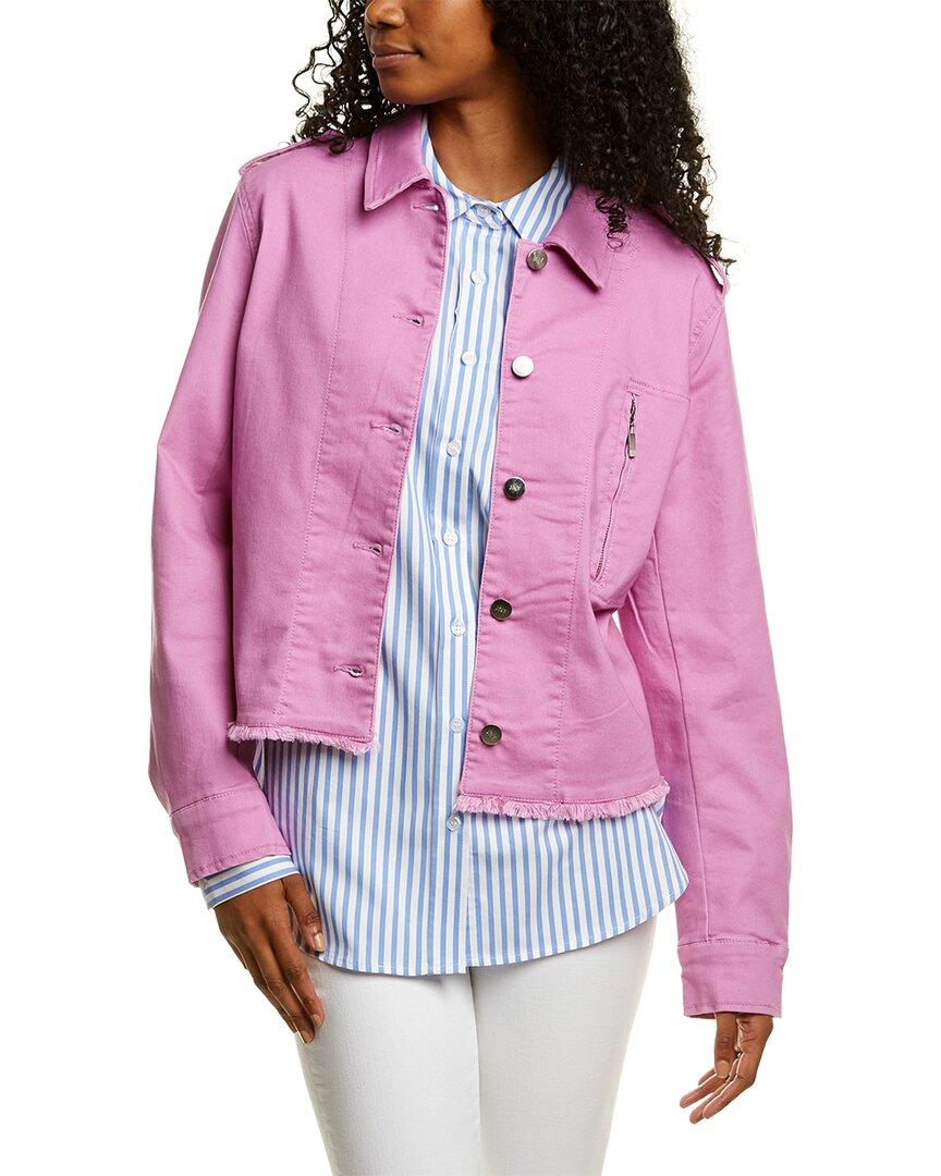 Jones New York Button-front Denim Jacket in Pink | Lyst Canada