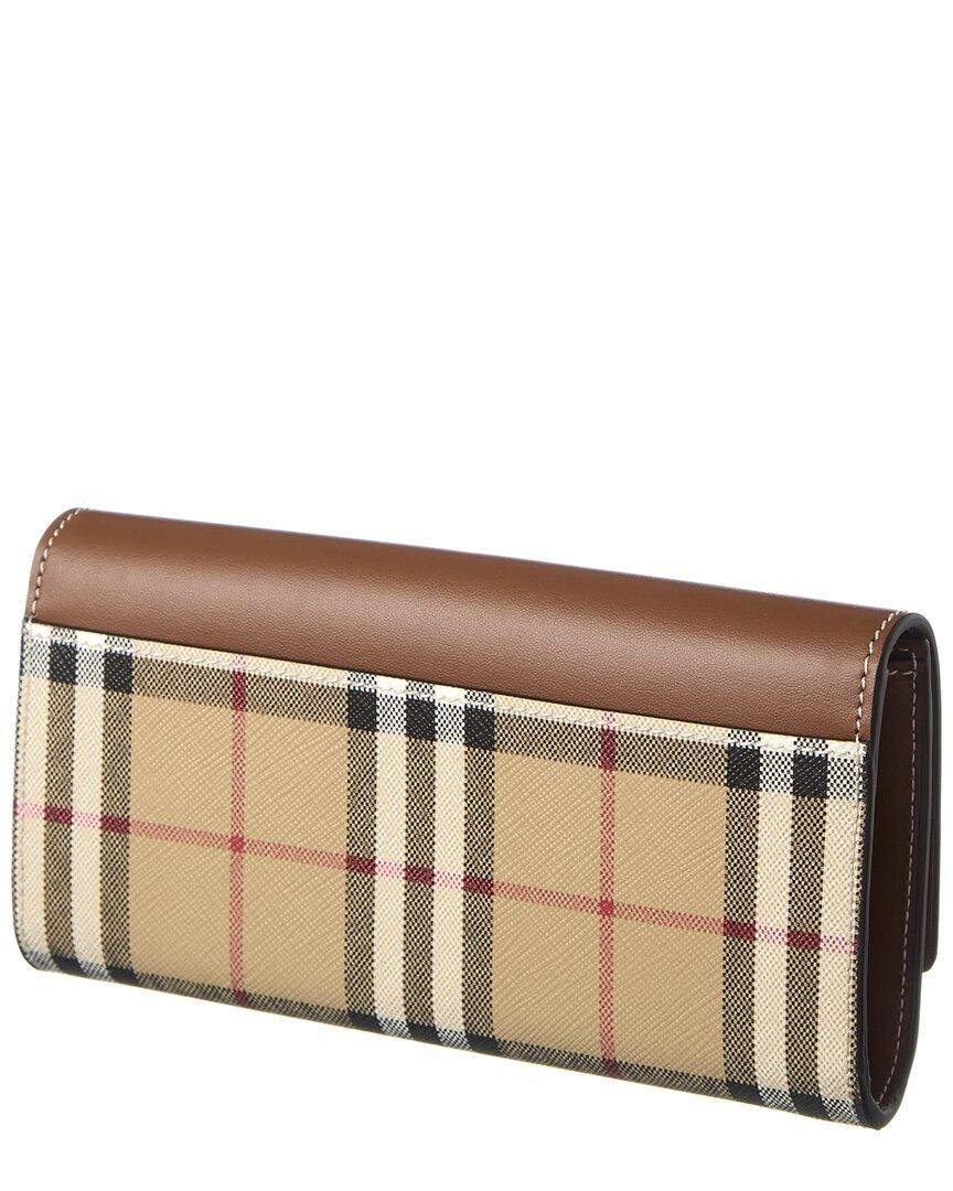 Burberry Vintage Check Continental Wallet