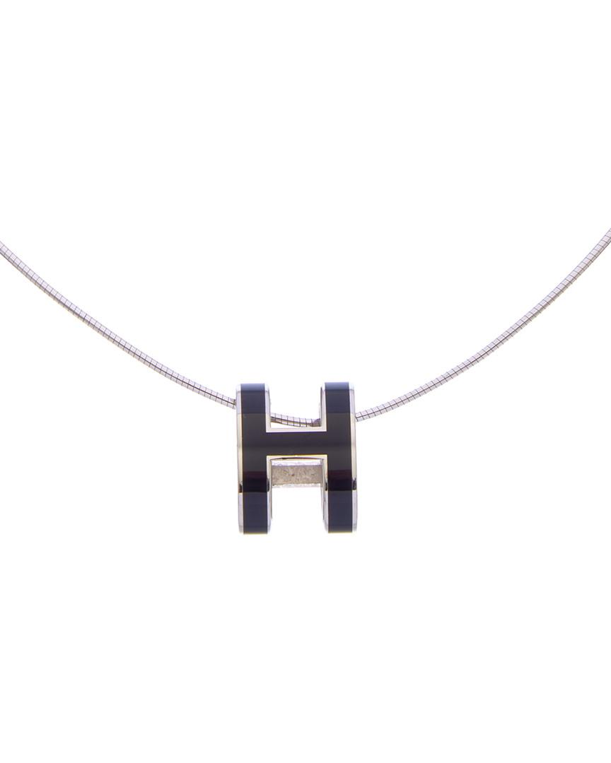 Hermes Clou De Forge SIlver Pendant Necklace – LuxuryPromise