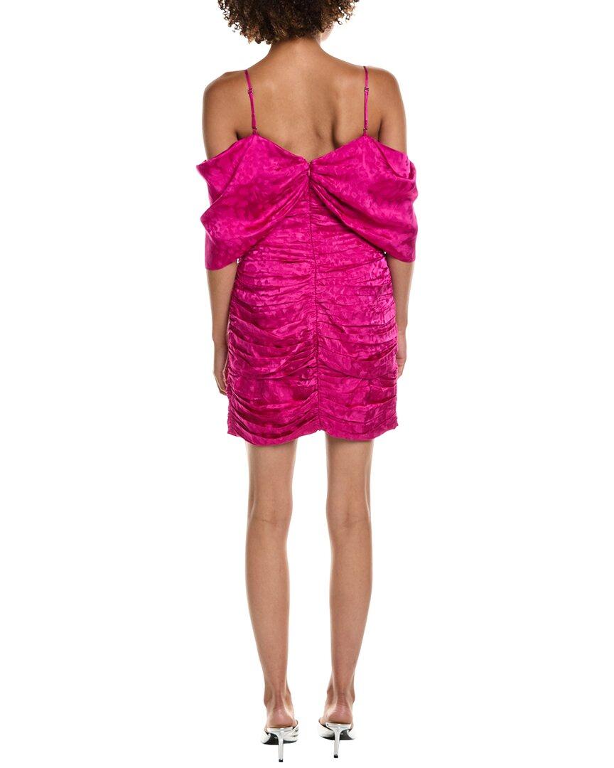 open lace back dress 2008 Emmanuel Ungaro Blush-Pink Silk Floral Applique Trained Gown