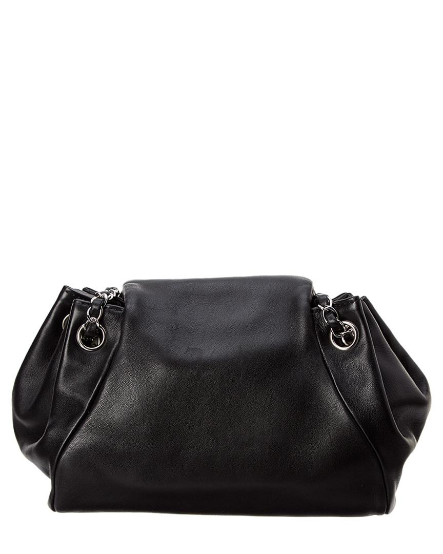 Chanel Black Ultra Soft Leather Sensual Accordion Flap Bag - Lyst