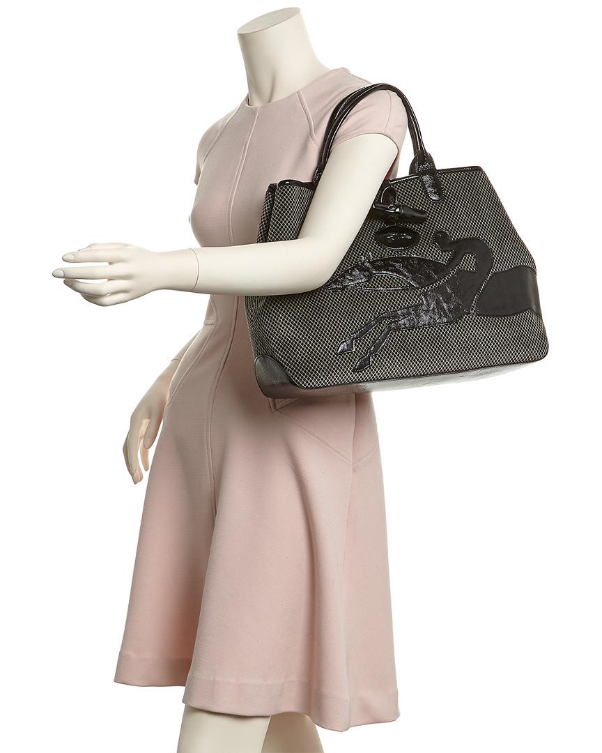 longchamp velvet bag