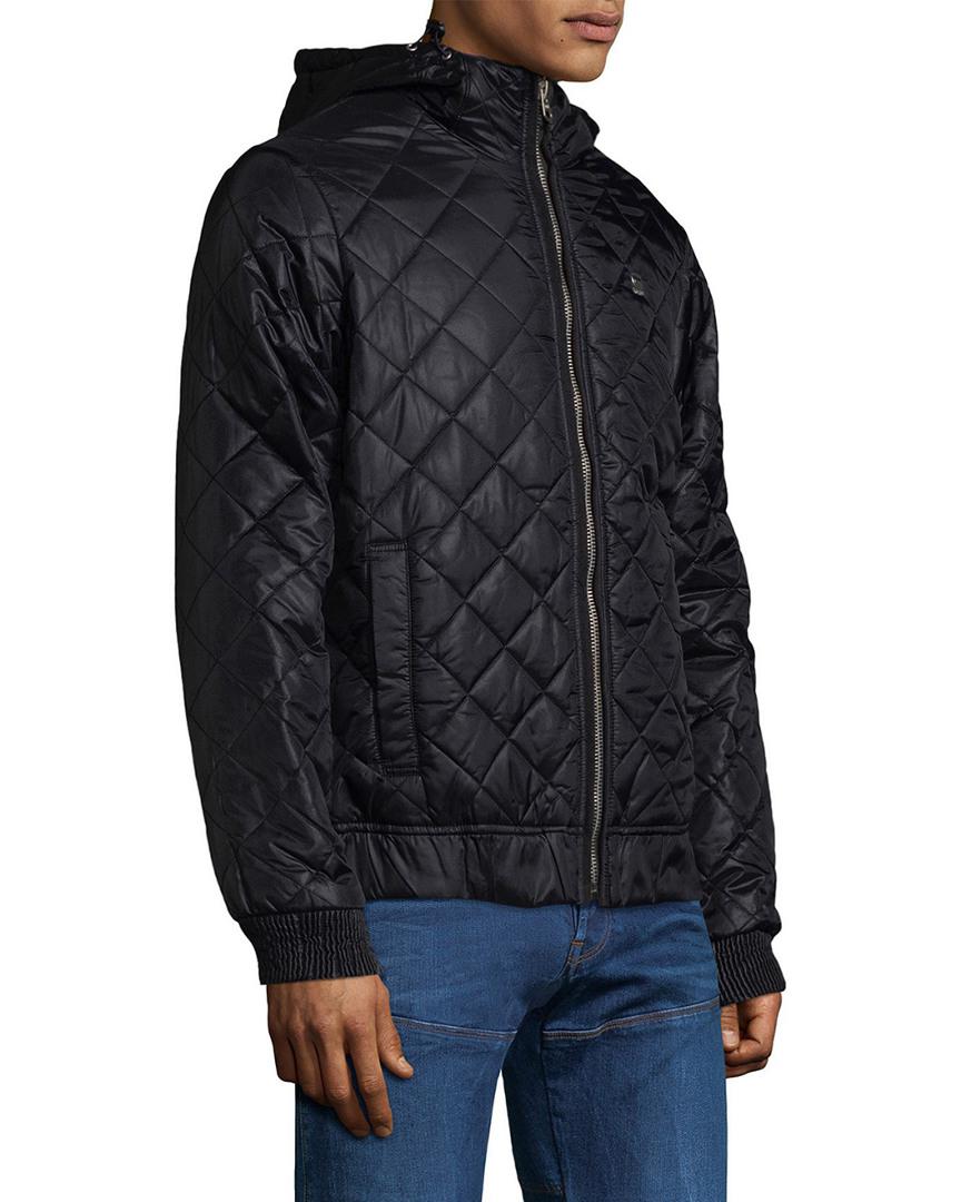 G-Star RAW Meefic Quilted Hdd Overshirt Jacket in Black for Men - Lyst