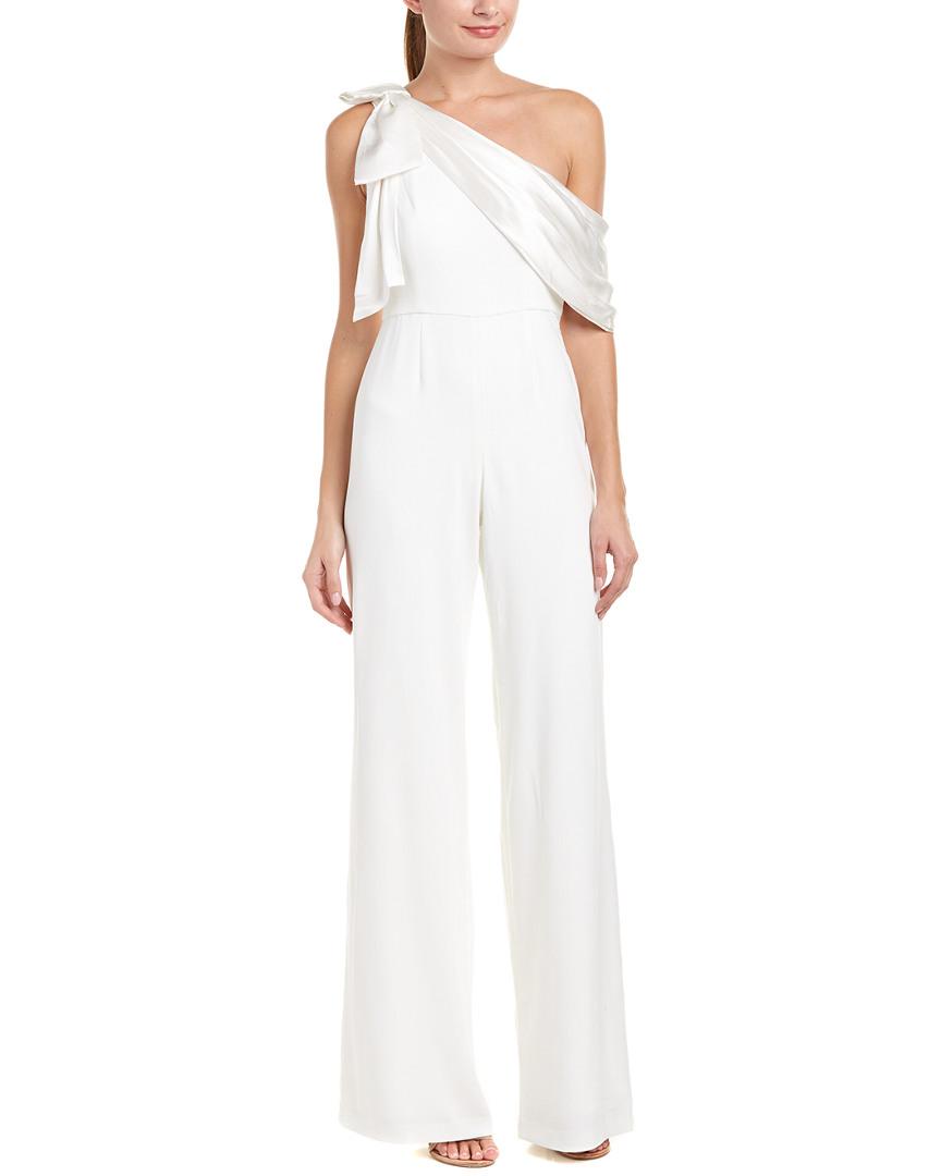 jay godfrey jumpsuit white