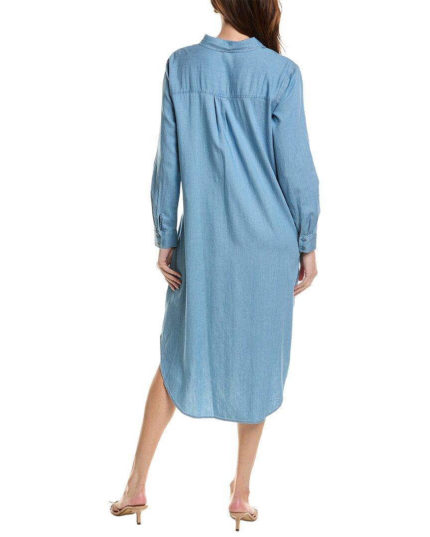 white christmas dresses Eileen Fisher Women's Stretch Jersey Knit Classic Collar Oval Dress –  Channers main image 1