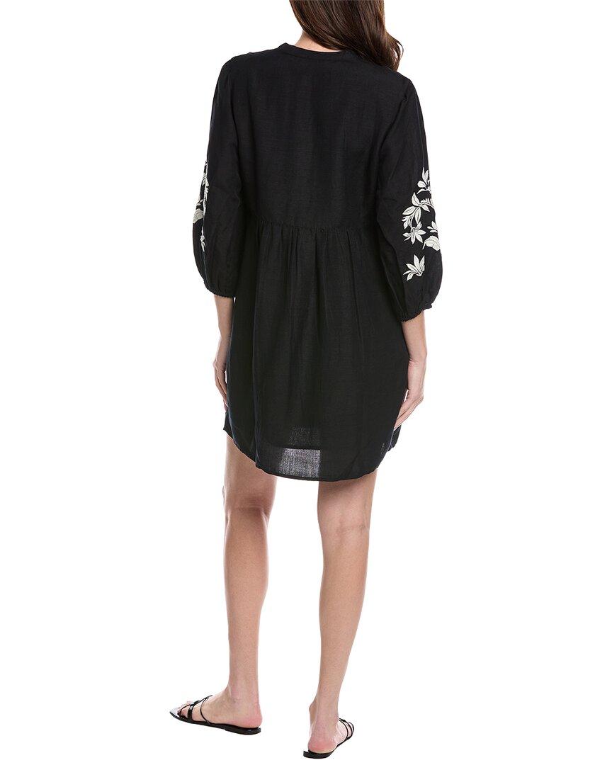 Tommy Bahama St. Lucia Linen-Blend Floral Dress in Black | Lyst Tommy Bahama St. Lucia Linen-Blend Floral Dress in Black | Lyst