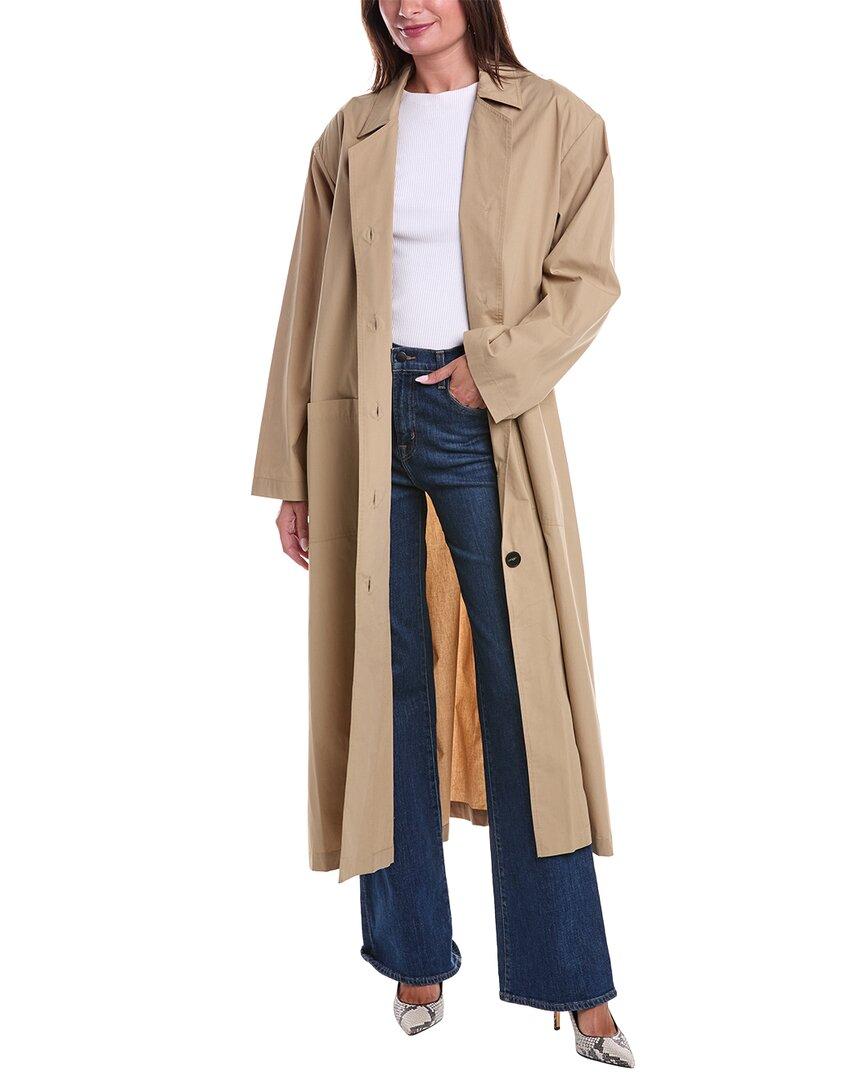 IRO Foxton Trench Coat in Blue Lyst UK