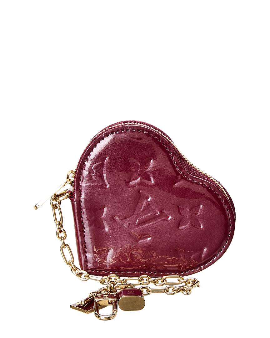 Louis Vuitton Limited Edition Purple Monogram Vernis Leather Heart Coin Purse - Lyst