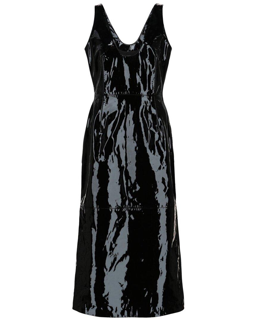 black patent leather dress Le Palais Vintage High End Black Patent Leather slit dress-Dominatrix   GOOD GIRL REBEL
