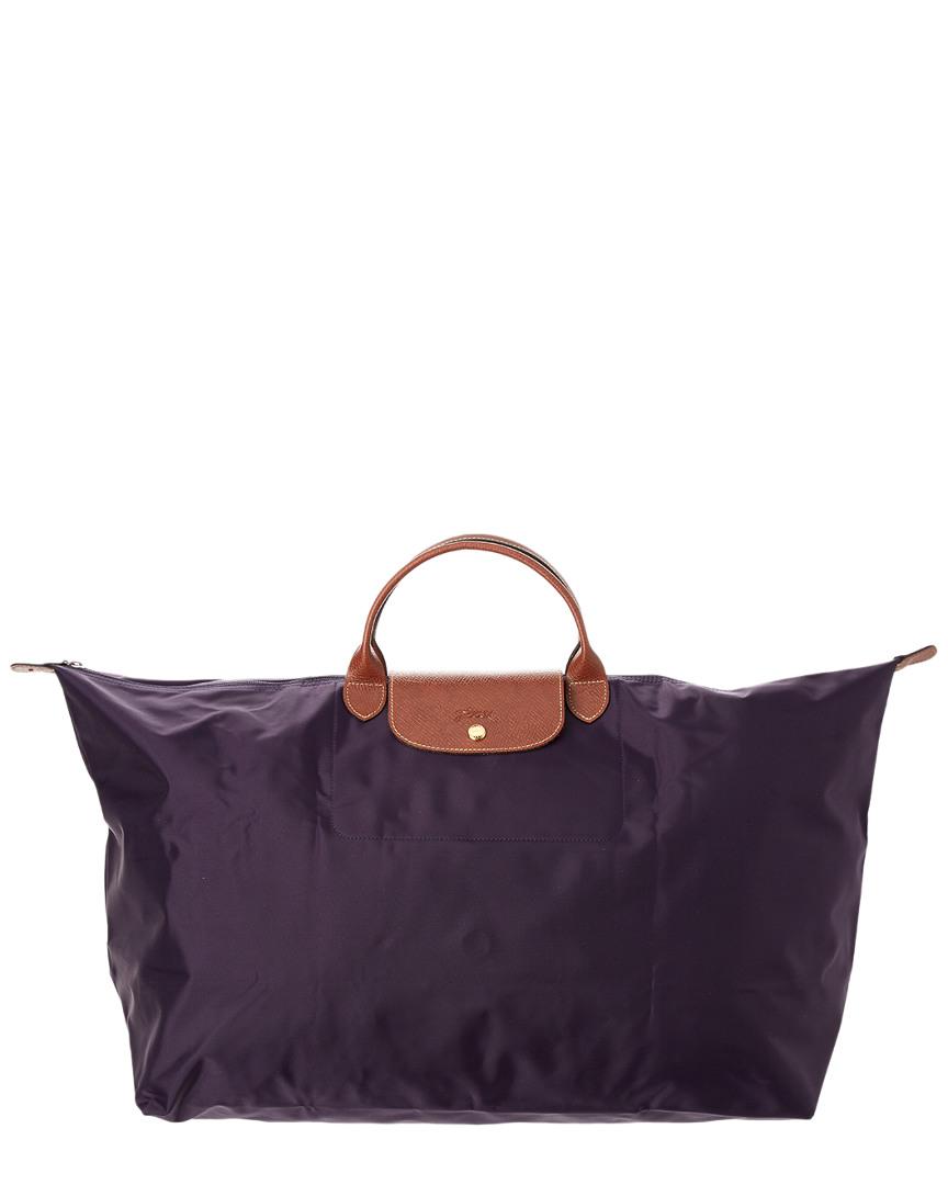 Longchamp Le Pliage Extra Large Nylon Travel Bag in Purple Lyst