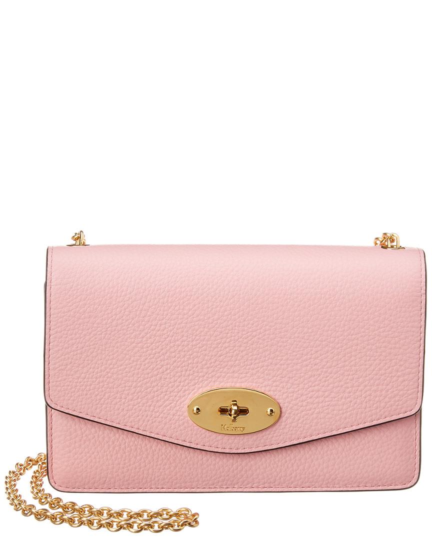Mulberry Small Darley In Sorbet Pink Small Classic Grain - Lyst