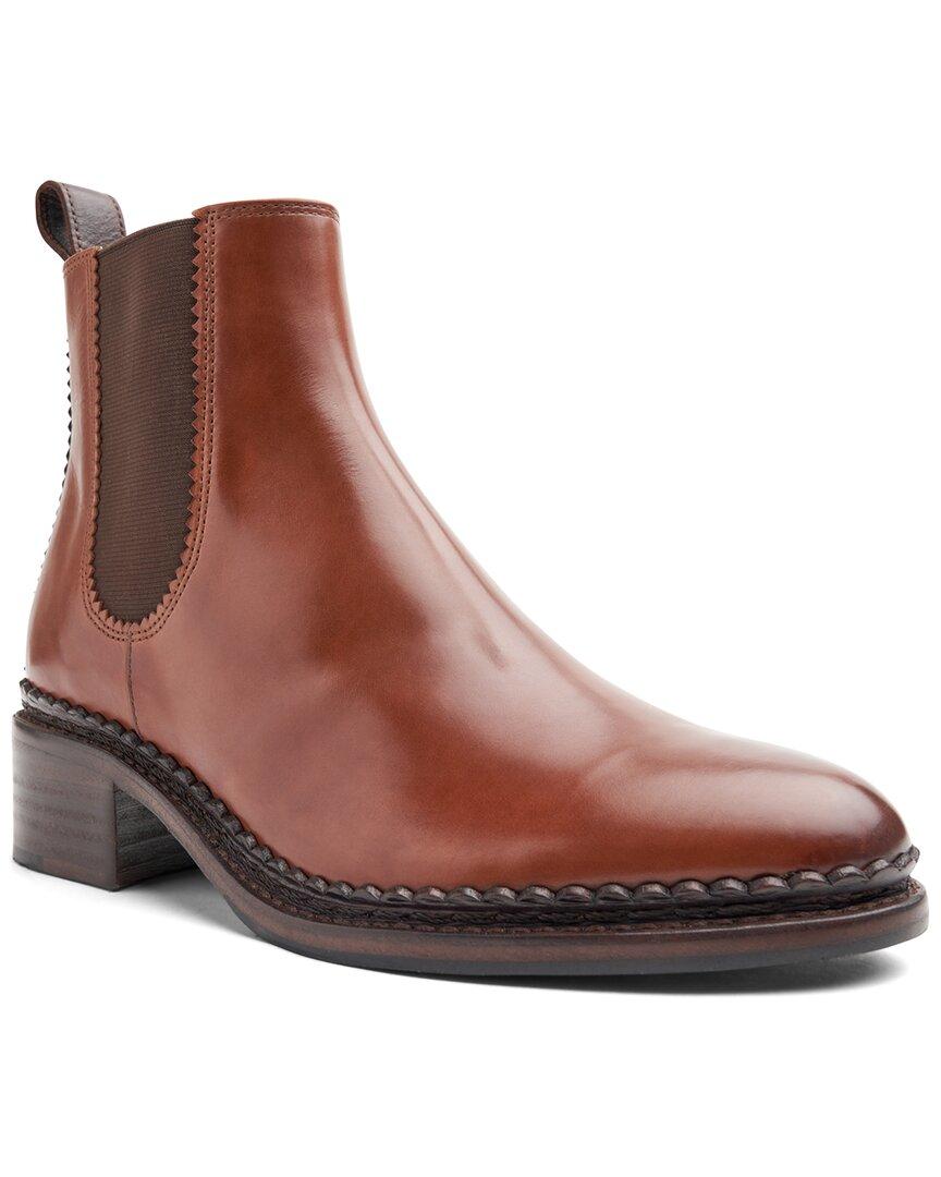 The Office Of Angela Scott Miss Mathilda Leather Boot in Brown | Lyst