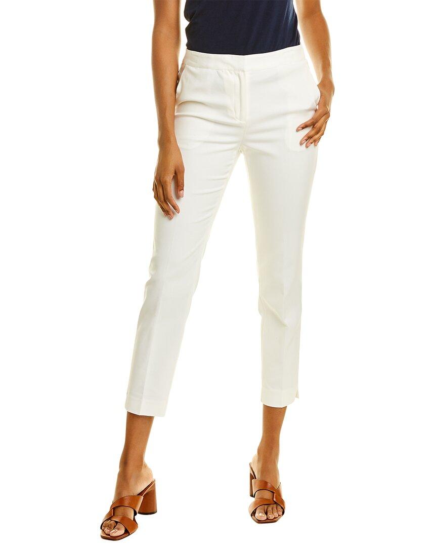 NWT Vince Camuto Womens Stretch Cotton Ankle Pants New Ivory Soft White $79 Sz 2 