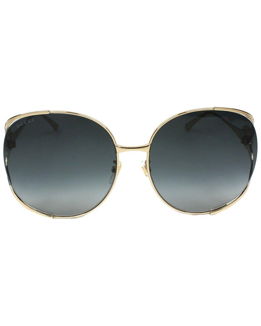 gucci 63mm open temple sunglasses