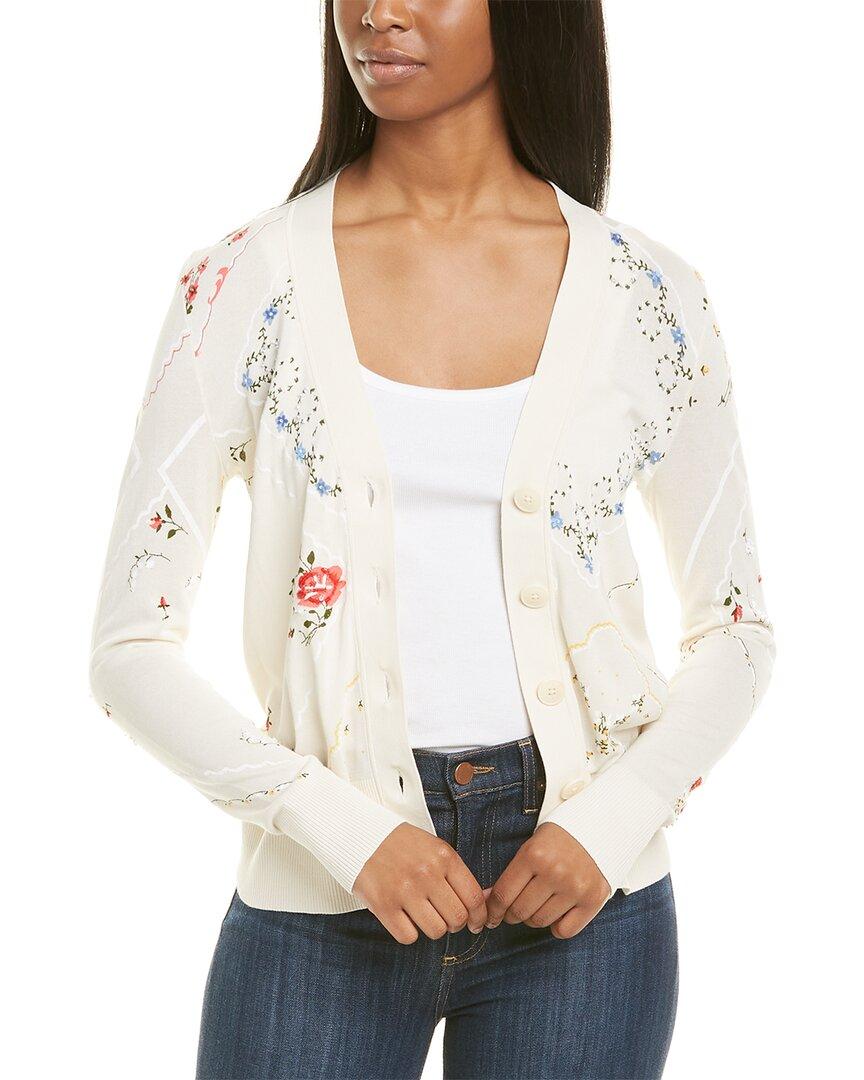 Tory Burch Simone Cardigan tory burch simone printed cardigan