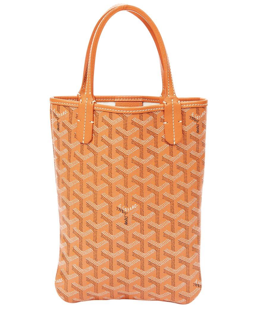 Goyard Ine Canvas Poitier Mini Tote Authentic Pre Owned in Orange Lyst UK