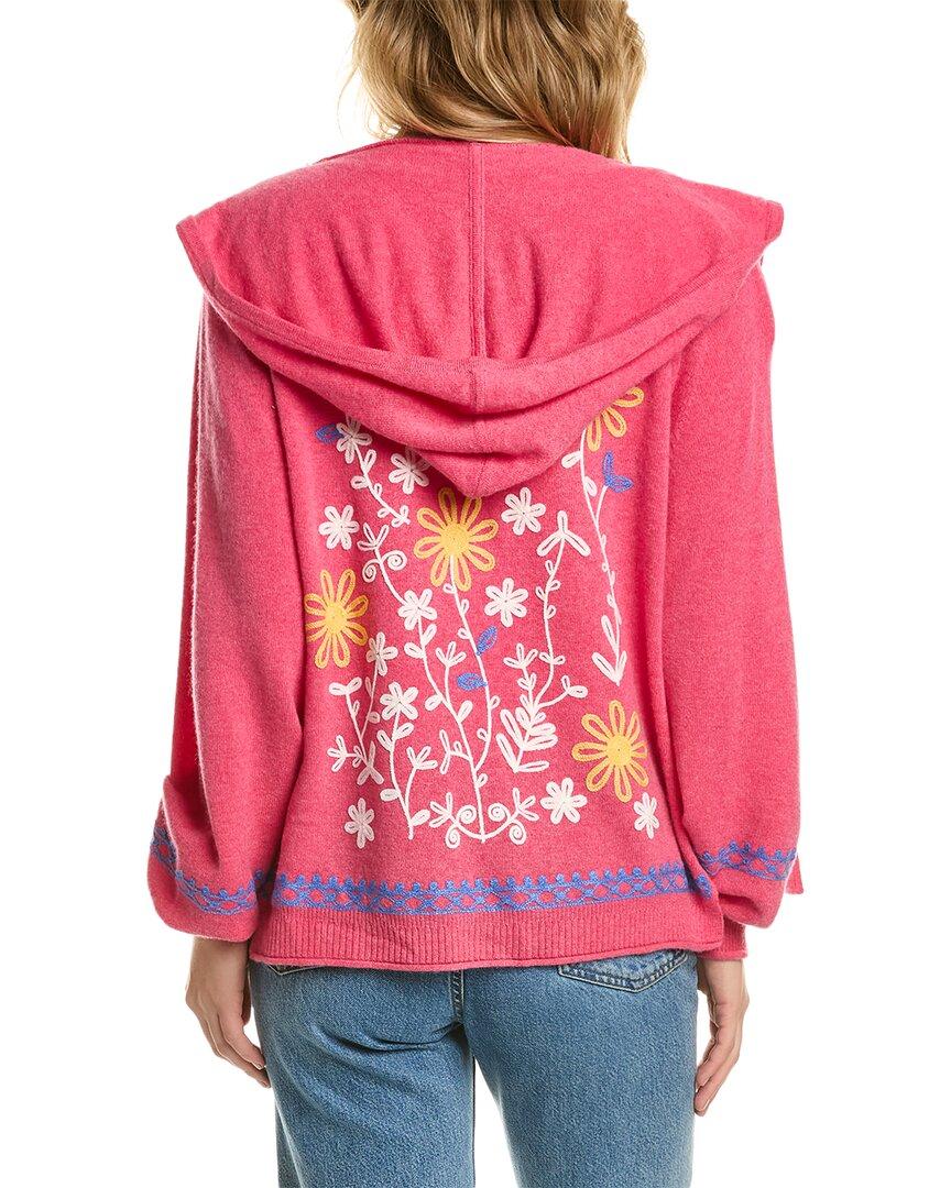 Johnny Was Ryan Wool Cashmere blend Hoodie in Red Lyst
