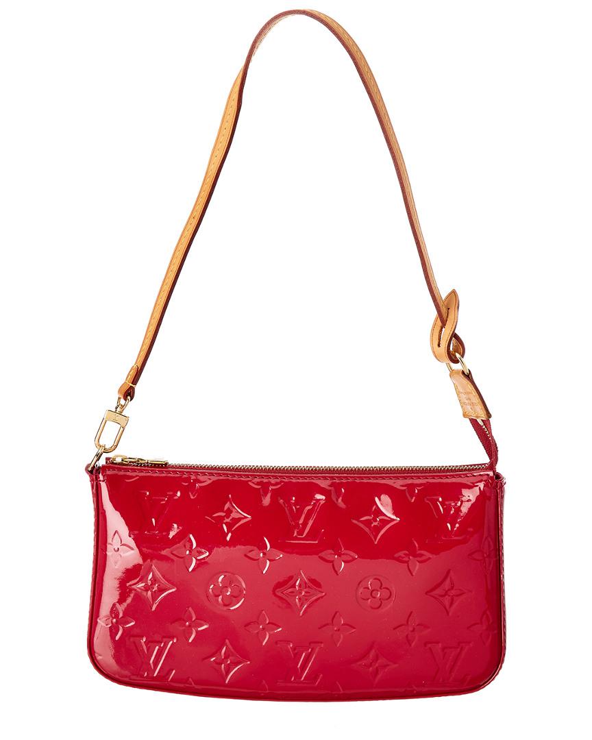 Louis Vuitton Red Monogram Vernis Leather Pochette Accessoires Nm - Lyst