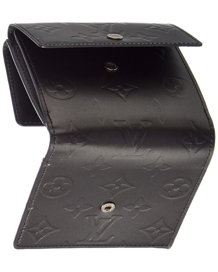 Louis Vuitton Pince wallet LV Dark grey Leather ref.192135 - Joli