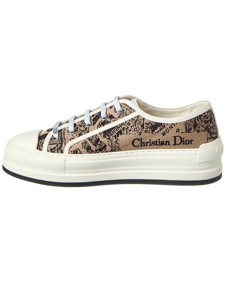 Dior Walk N Canvas Platform Sneaker in White Lyst UK