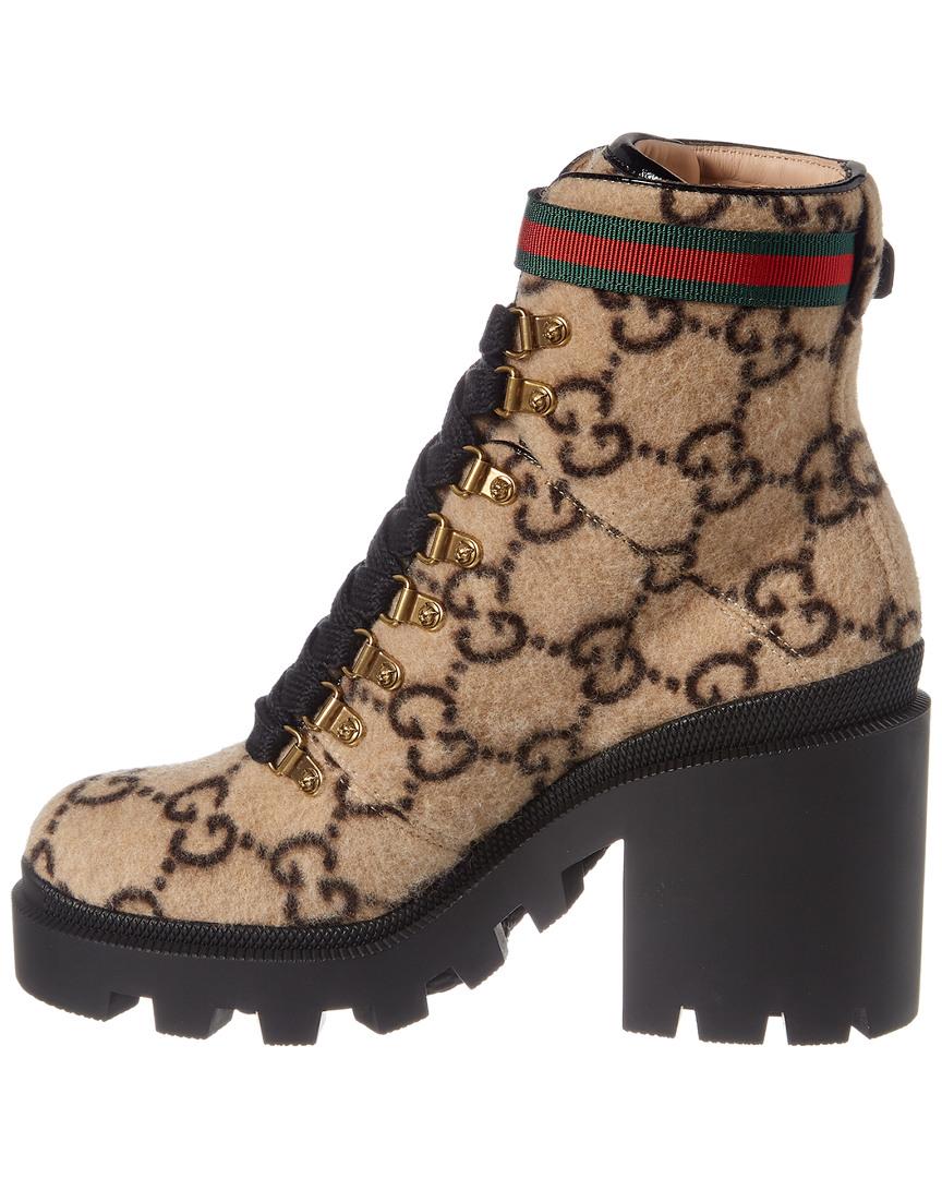 gucci wool ankle boot