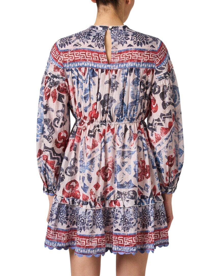 knee length dresses for ladies CHUFY Pia Mini Dress In Calvi Blue main image 1