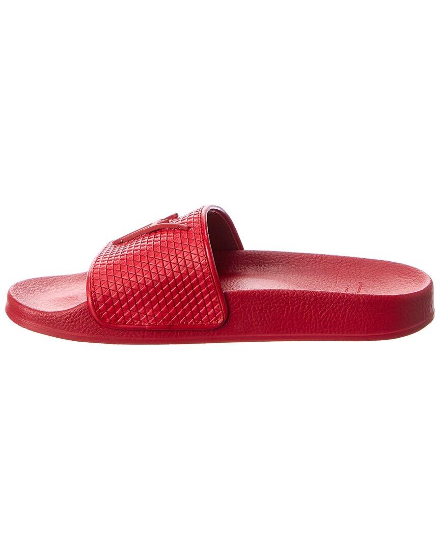 red glitter slides