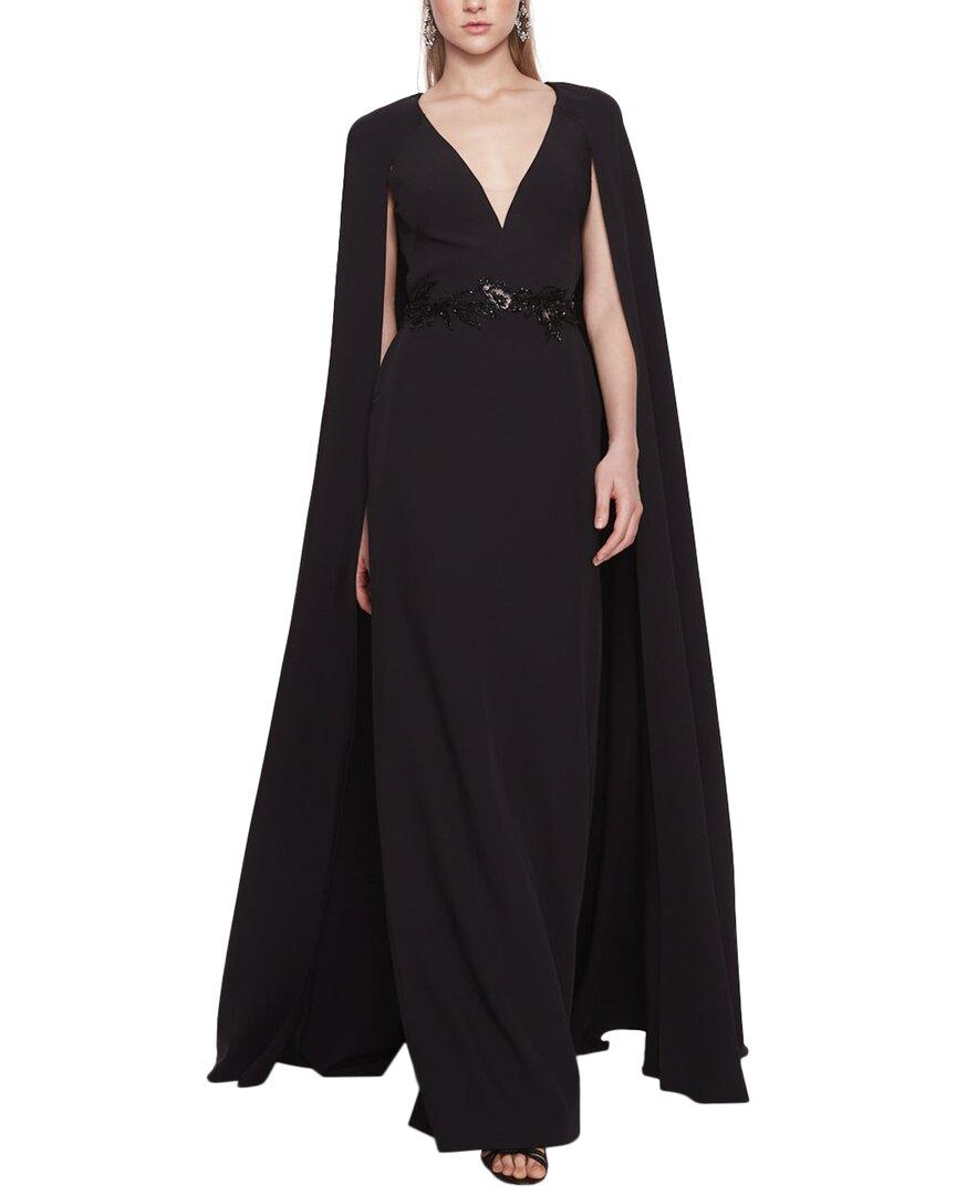 Black cape gown 2025