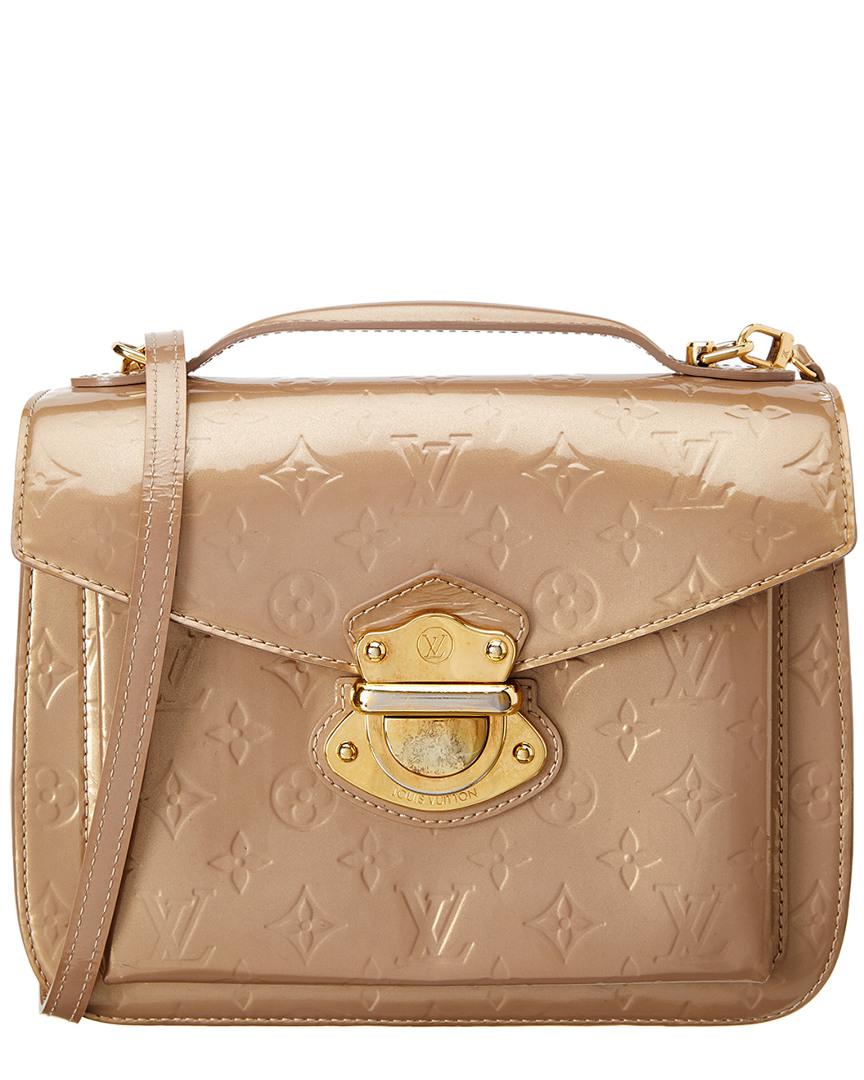 Louis Vuitton Beige Poudre Monogram Vernis Leather Miranda in Natural - Lyst