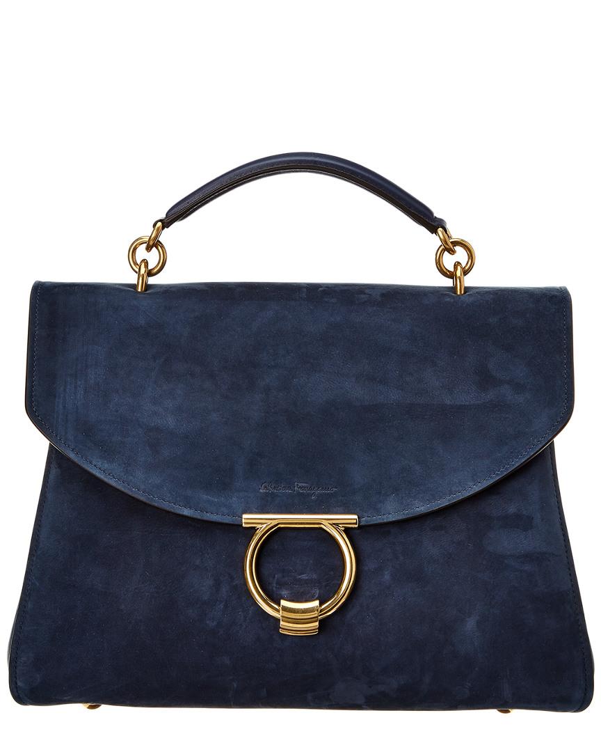 suede satchel