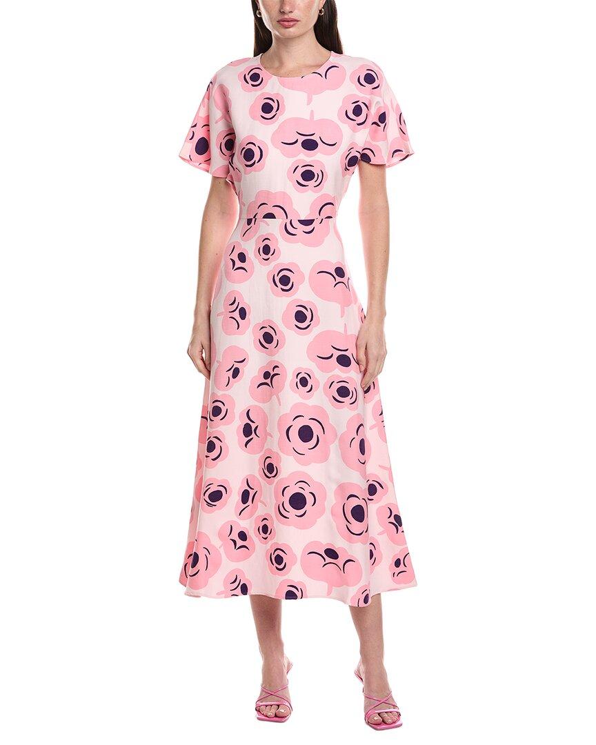 open lace back dress Marimekko Cut Unikko wool knit dress main image 1