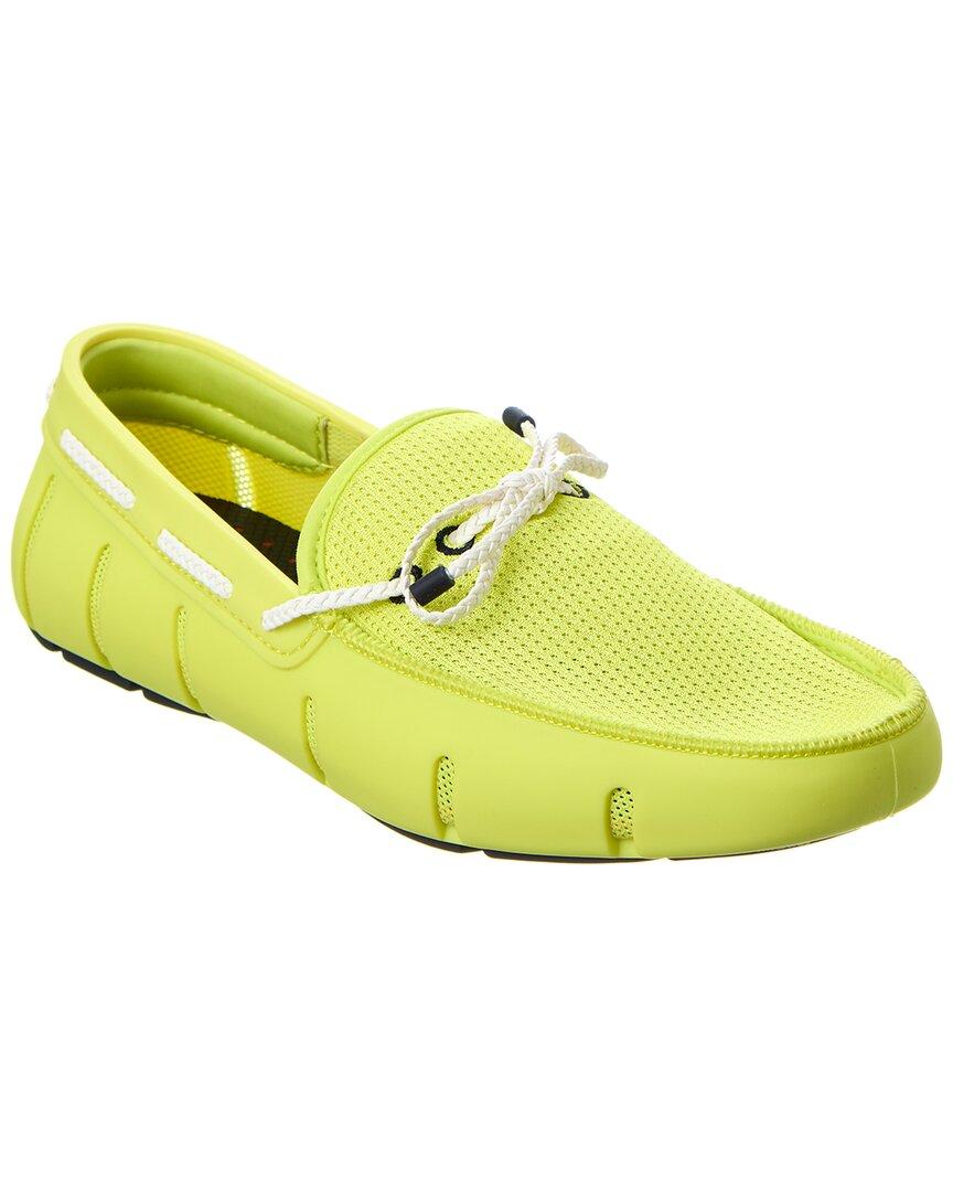 spisekammer hed uvidenhed Swims Braided Lace Loafer in Yellow for Men | Lyst