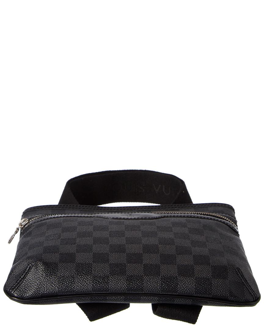 Louis Vuitton - Authenticated Thomas Bag - Cloth Black for Men, Good Condition