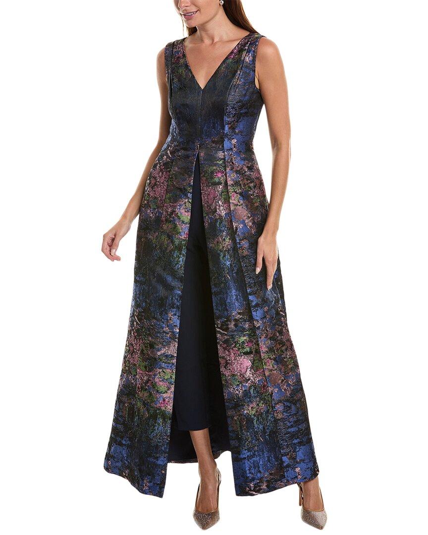 Kay Unger Clark Walk Thru Jumpsuit in Blue Lyst UK