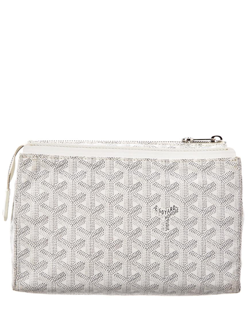 goyard white purse
