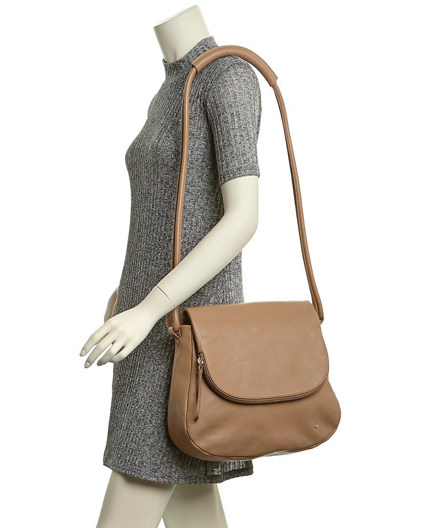 large leather saddle bag