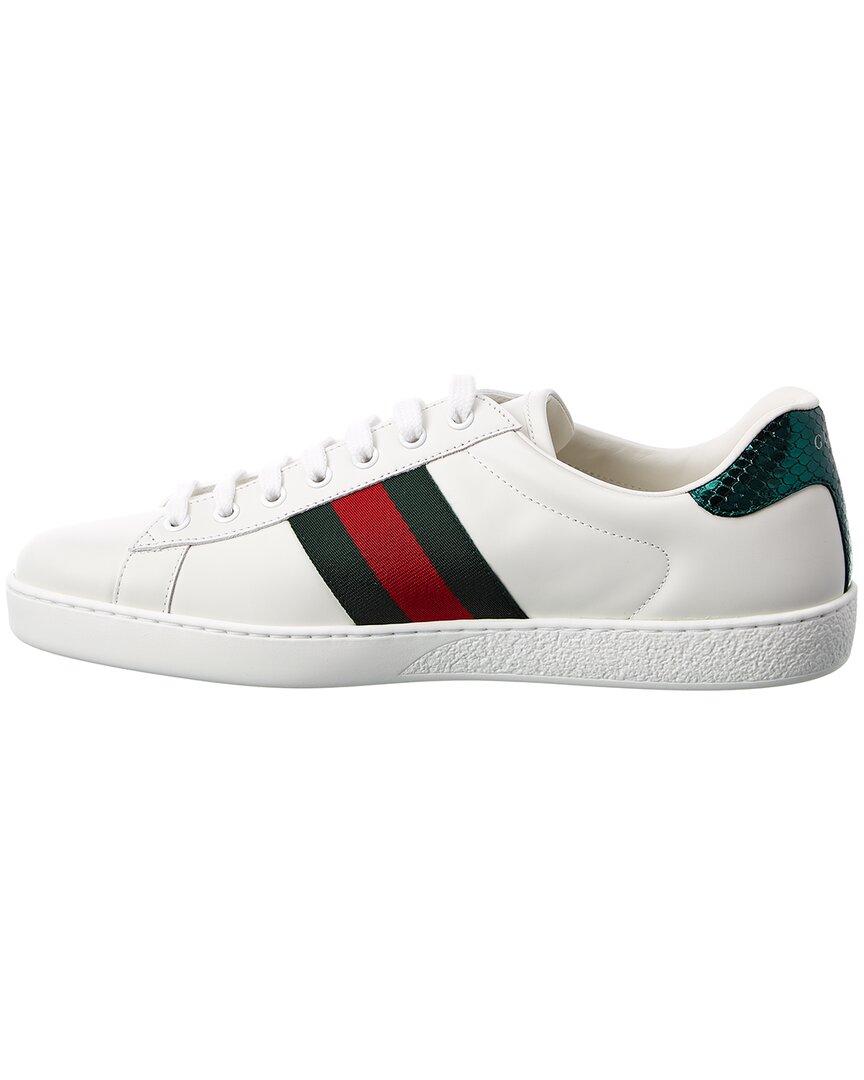 Gucci Ace Embroidered Sneaker in White for Men 45% Lyst