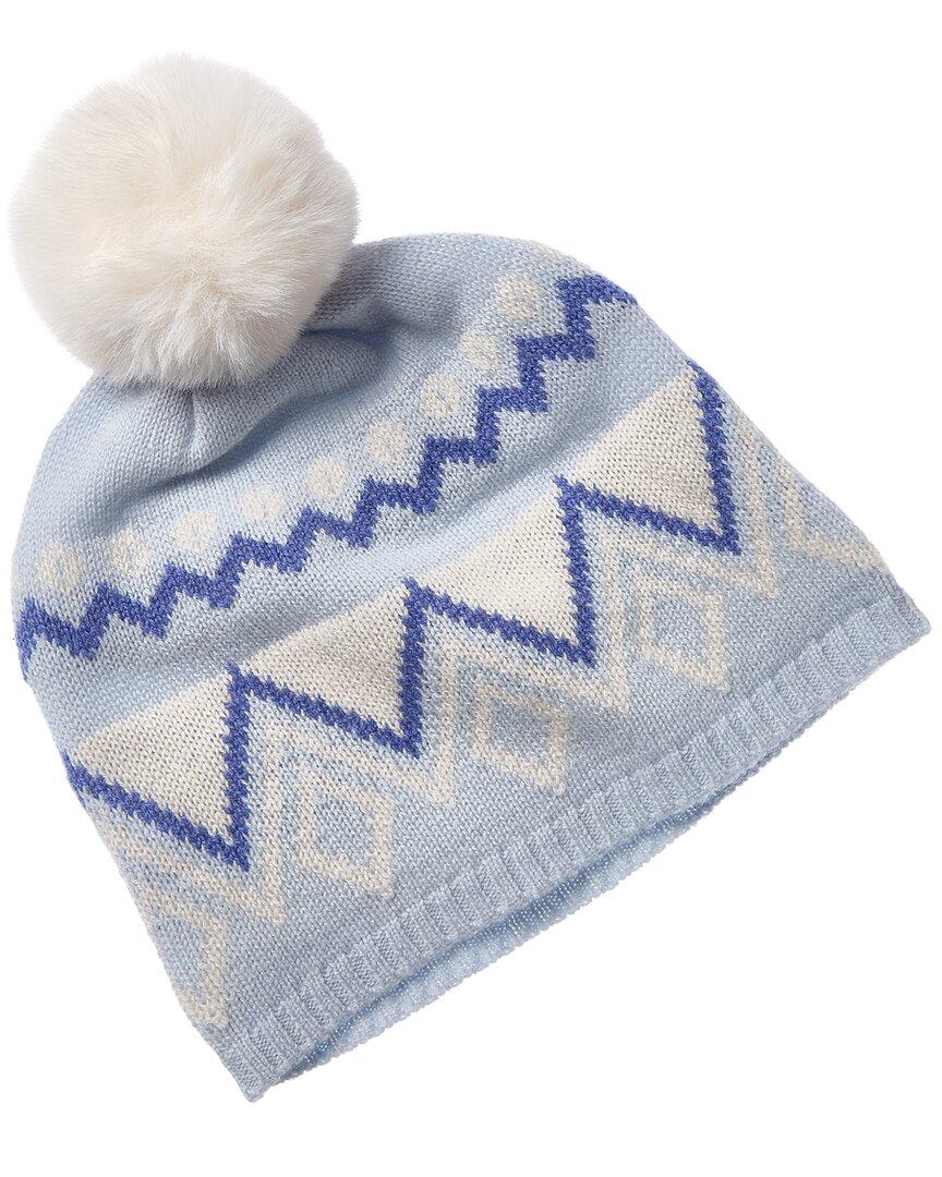 Hannah Rose Cashmere Fairisle Knit Hat Hannah Rose Fairisle Cashmere Hat | ShopSimon main image 4