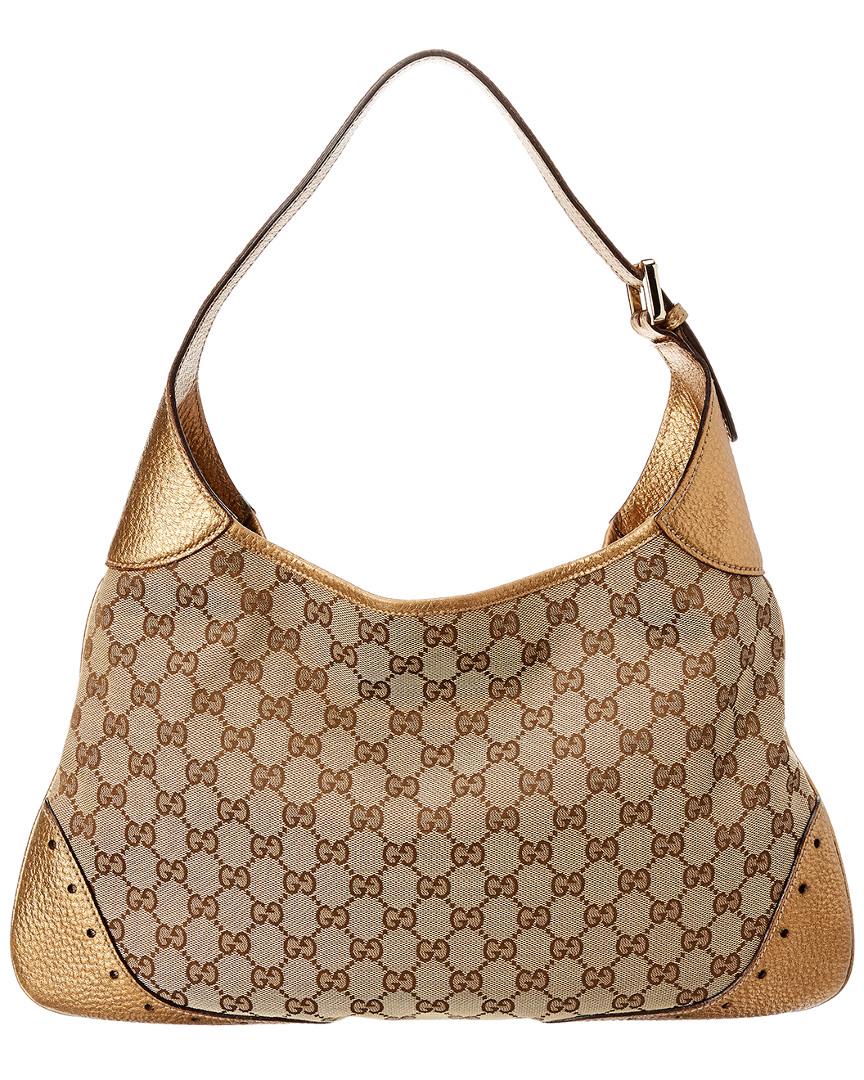 gucci gold hobo bag