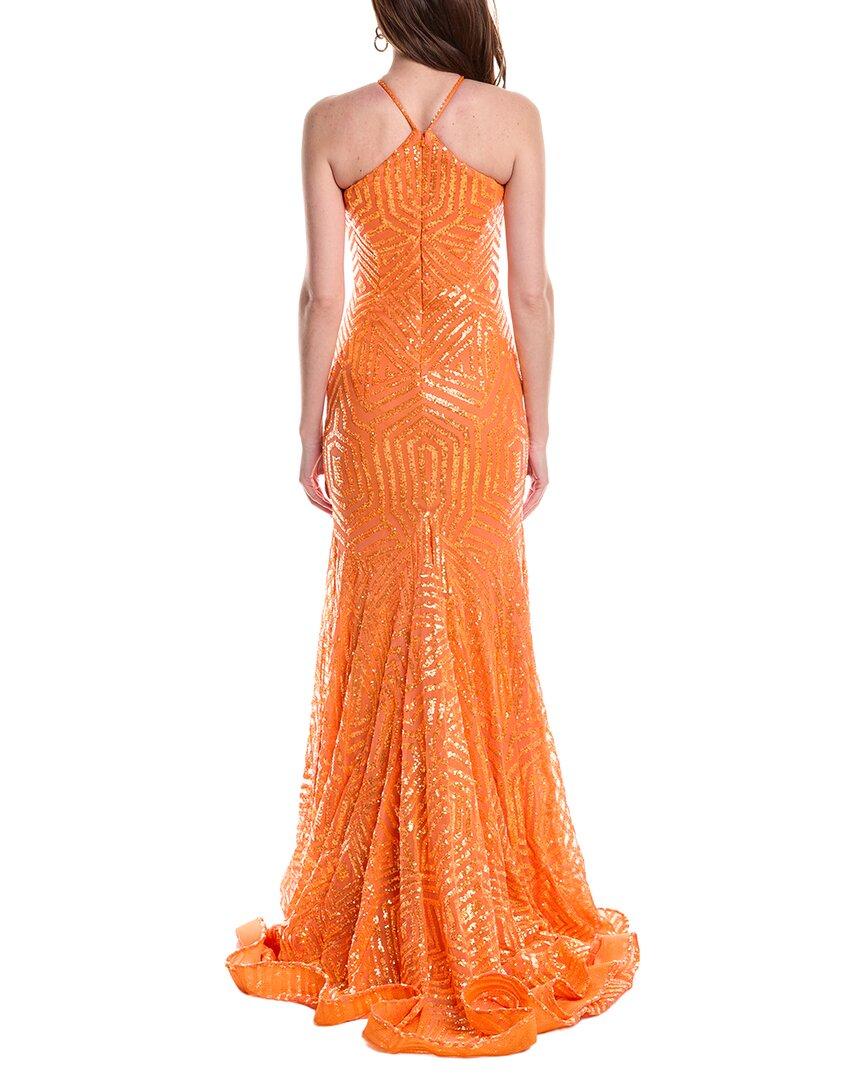 open lace back dress Jovani 42600 main image 1