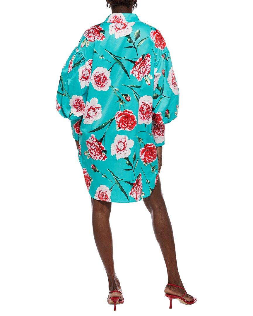 nancy yang floral print shirt dress Nancy Yang Floral Print Button Front Shirt Dress In Black - 70% Off