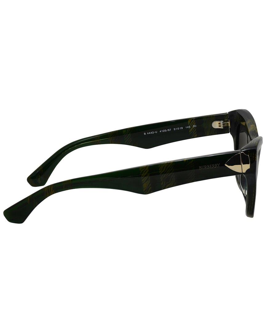 Burberry Be4442U 51Mm Sunglasses in Black | Lyst display picture 3