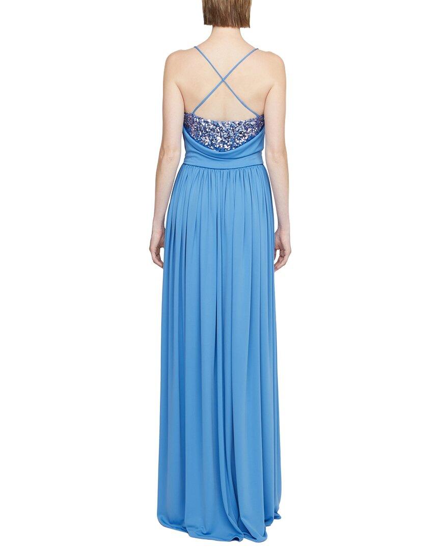 instagram formal dresses 1978 Halston Couture Dark Green Velvet & Ivory Silk Ruffle Gown main image 0