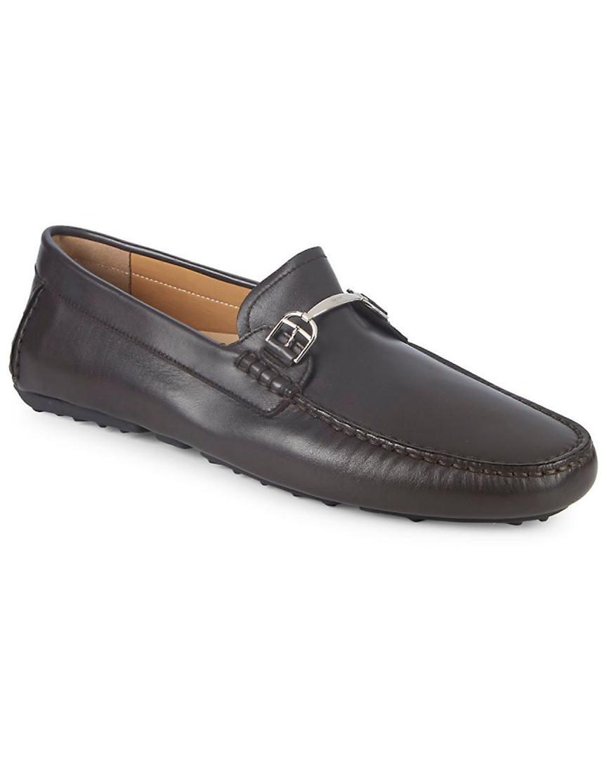 Bally Drintal Leather Bit Loafers in Black for Men - Lyst