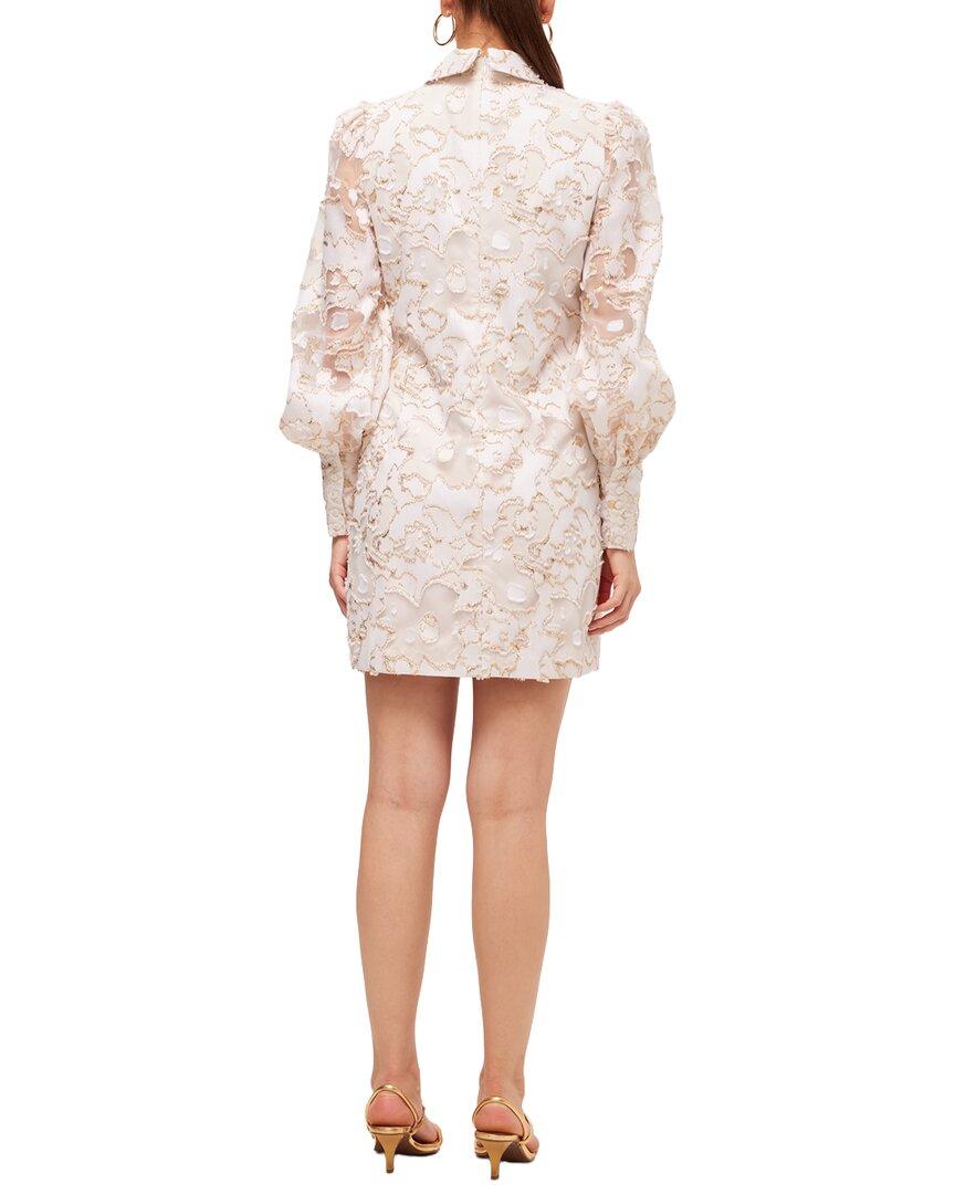 strapless lace printed mini dress Embellished Strapless Corset Mini Dress in Ivory - 12 main image 0