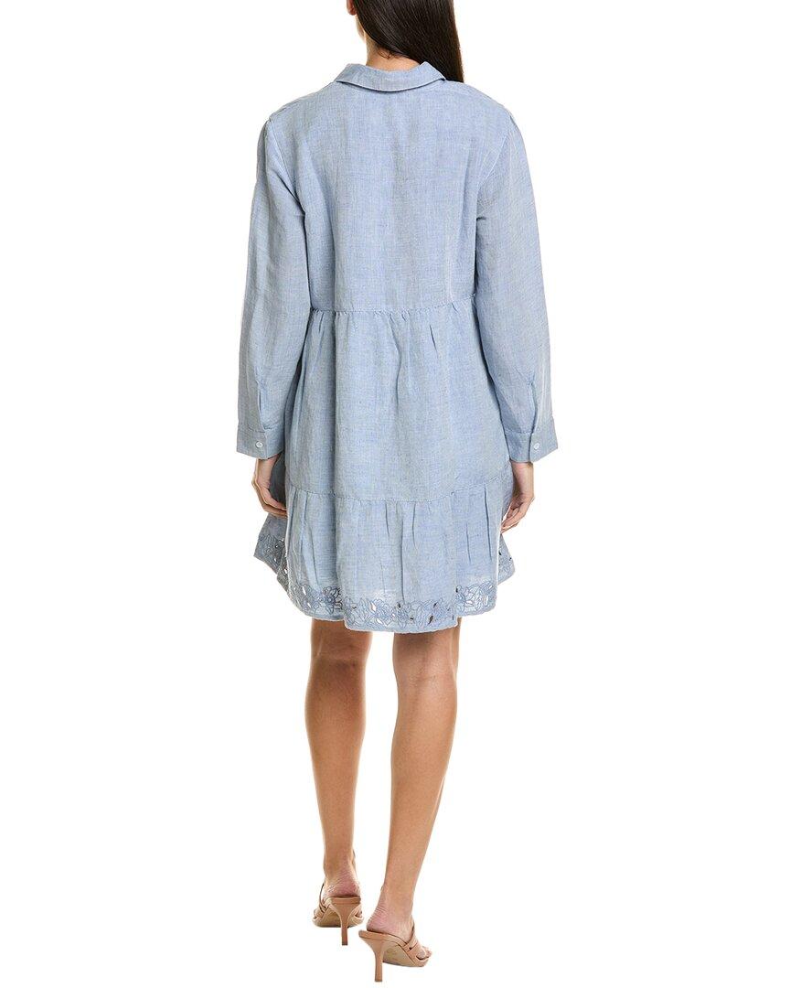 white christmas dresses Tommy Bahama Women's Chambray Flutter Shift Dress in Medium Indigo Wash –  Island Trends main image 0