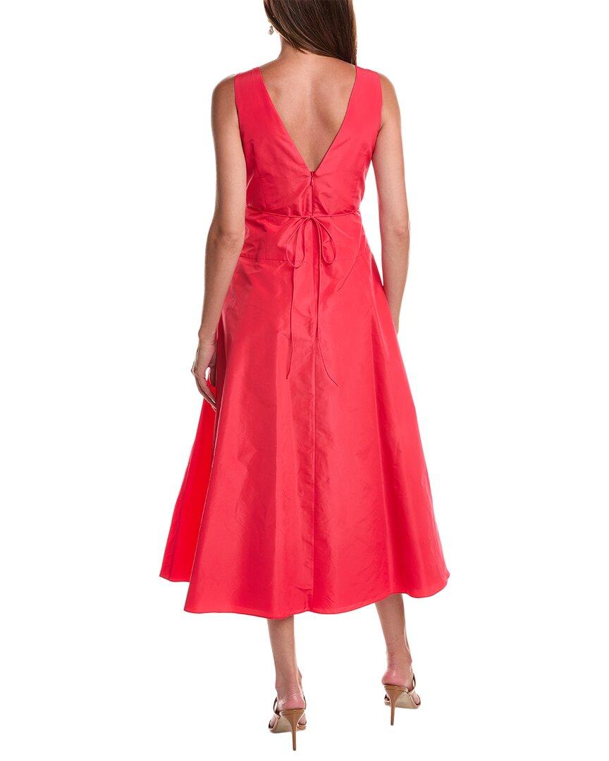 strapless open back dress Alexis Mini Dress Rianna Red Floral Print Smocked Satin Size Extra Sma –  Celebrity Owned main image 0