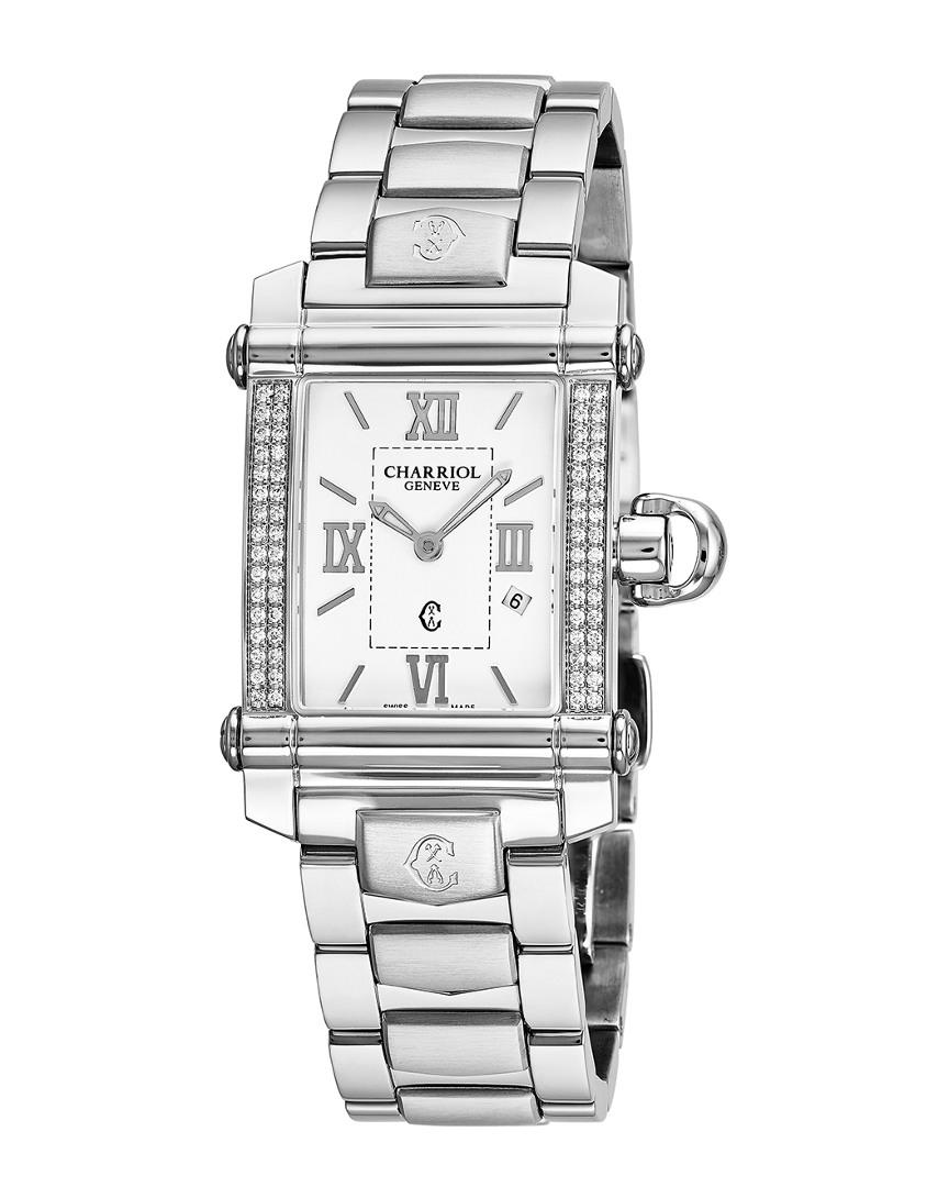 Charriol Women's Columbus Diamond Watch in Metallic | Lyst